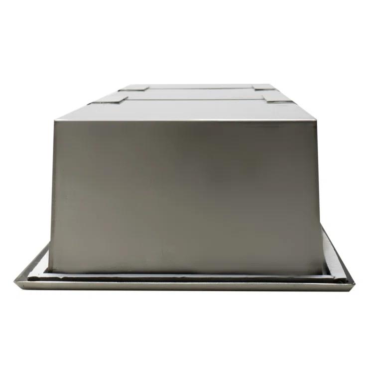 Vertical Stainless Steel Triple Shower Niche