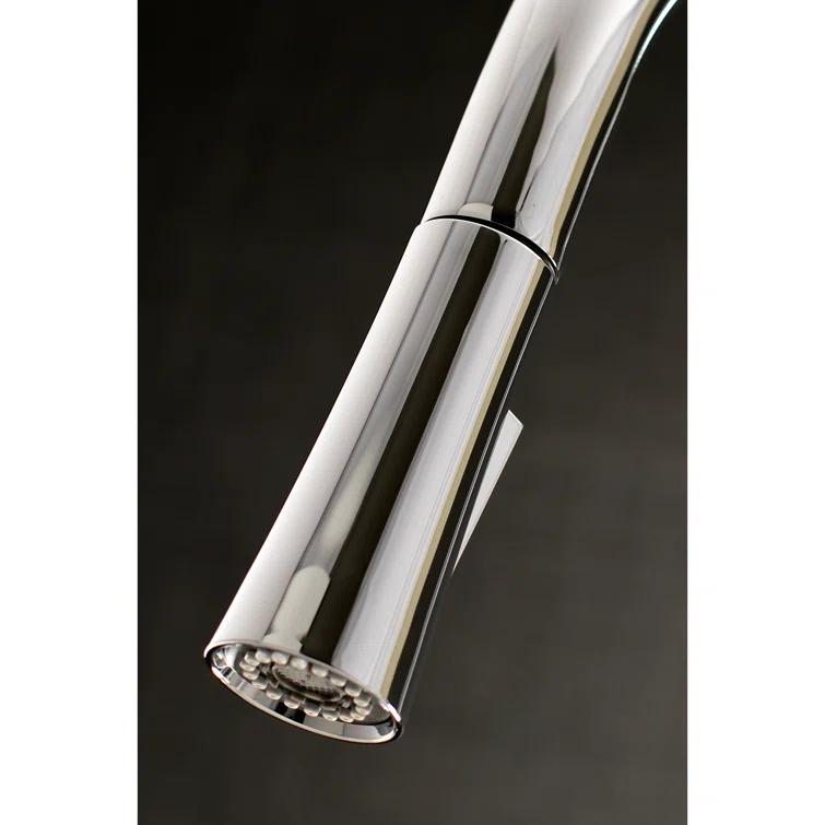 Kingston Brass New York Single-Handle Pull-Down Kitchen Faucet