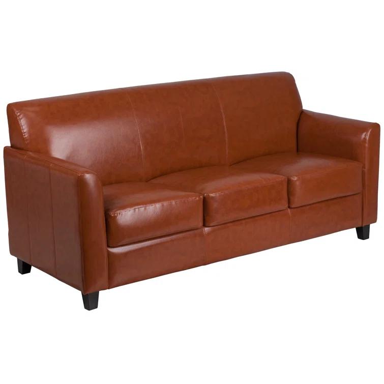 HERCULES Diplomat Series LeatherSoft Sofa with Clean Line Stitched Frame