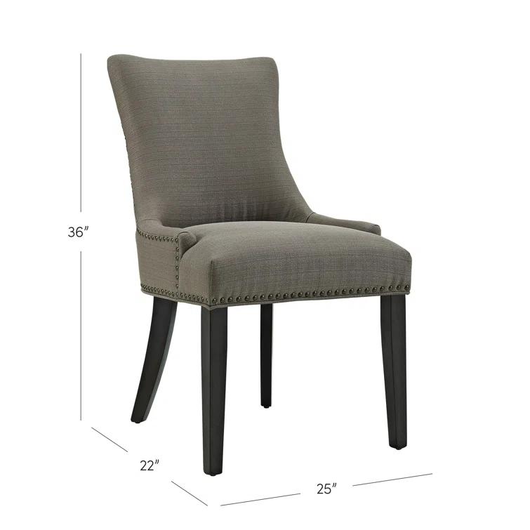 Modway Porch & Den Helen Fabric Upholstered Dining Chair (Single Chair)