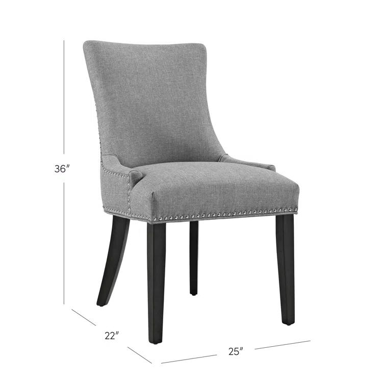 Modway Porch & Den Helen Fabric Upholstered Dining Chair (Single Chair)