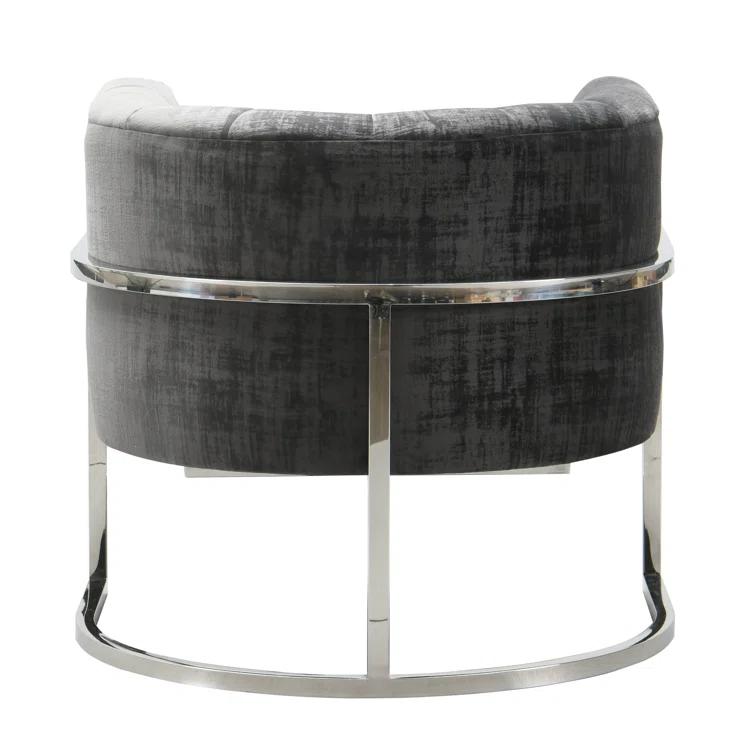 Velvet Barrel Chair