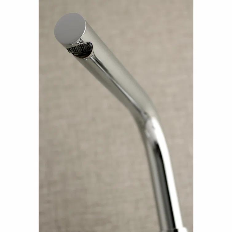 Kingston Brass KS812PN Kingston Brass Concord Double-Handle 2-Hole Wall-Mount Bridge Kitchen Faucet
