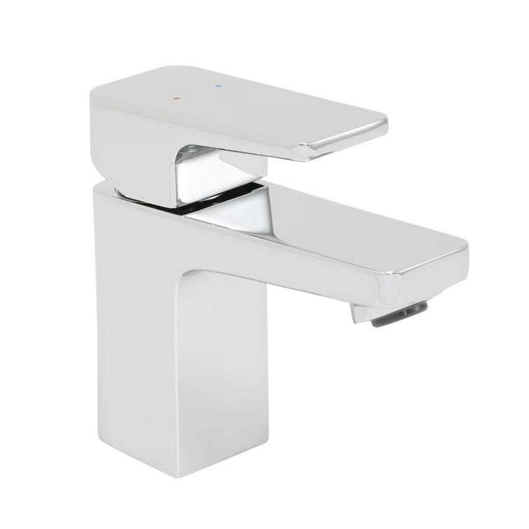 Kubos Single Lever Single Hole Bathroom Faucet with Drain Assembly