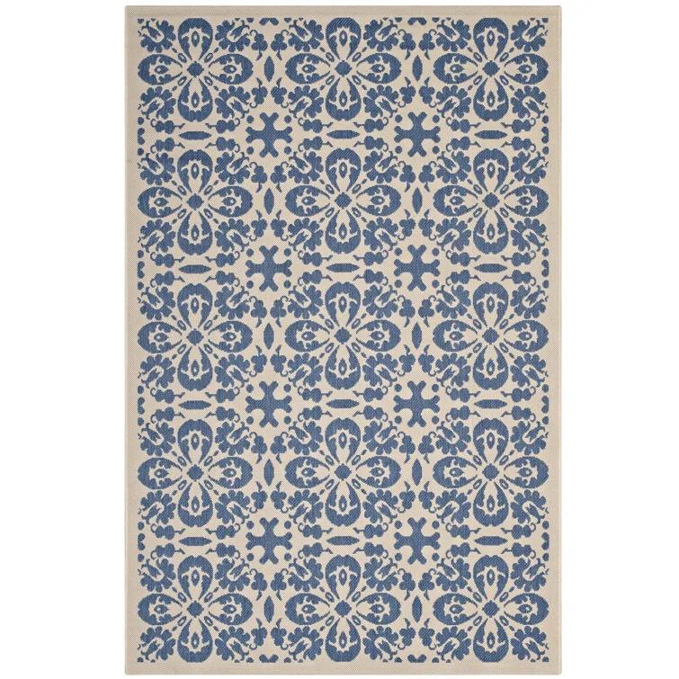 Modway Modway Ariana Vintage Floral Trellis Indoor and Outdoor Area Rug