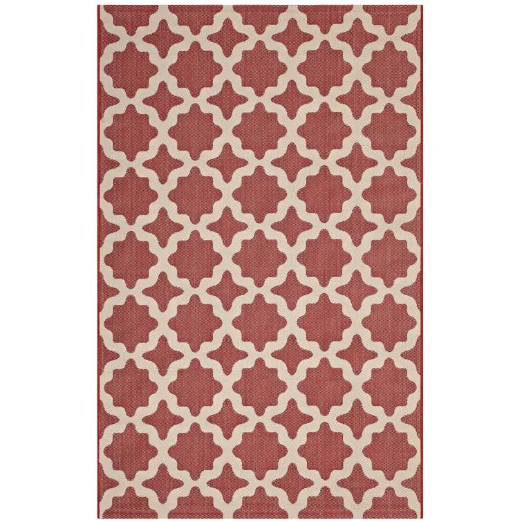 Modway Cerelia Moroccan Trellis Indoor and Outdoor Area Rug