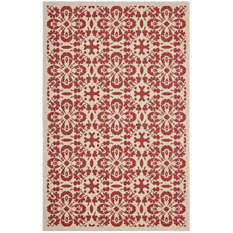 Modway Modway Ariana Vintage Floral Trellis Indoor and Outdoor Area Rug