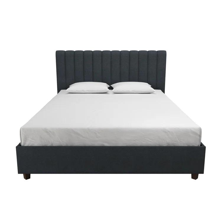 Brittany Tufted Upholstered Platform Bed
