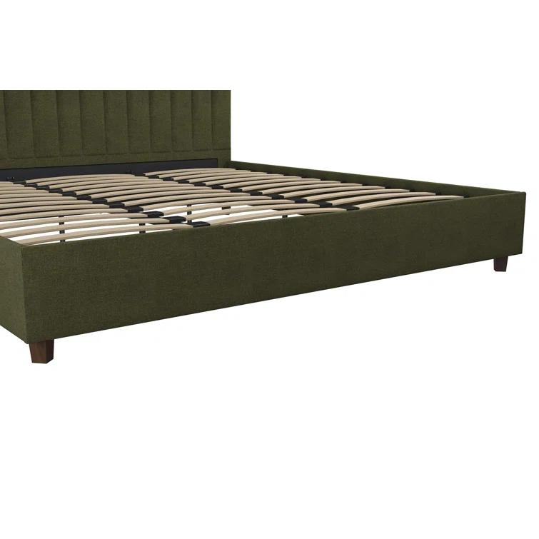 Brittany Tufted Upholstered Platform Bed