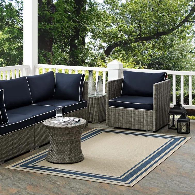 Modway Modway Rim Solid Border Borderline Indoor and Outdoor Area Rug