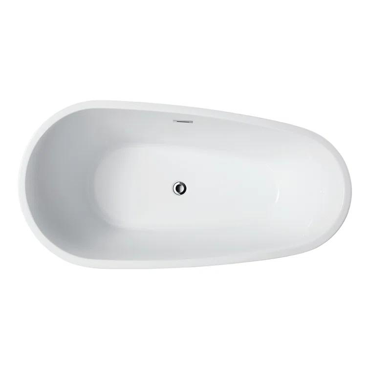 Freestanding Soaking Acrylic Bathtub
