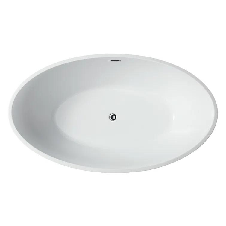 Freestanding Soaking Acrylic Bathtub