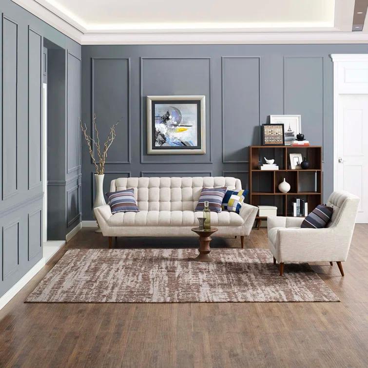 Modway Darja Distressed Rustic Modern Area Rug