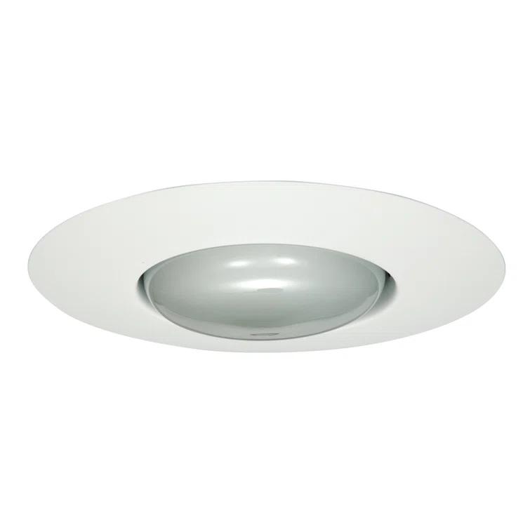 6'' White Open Recessed Trim