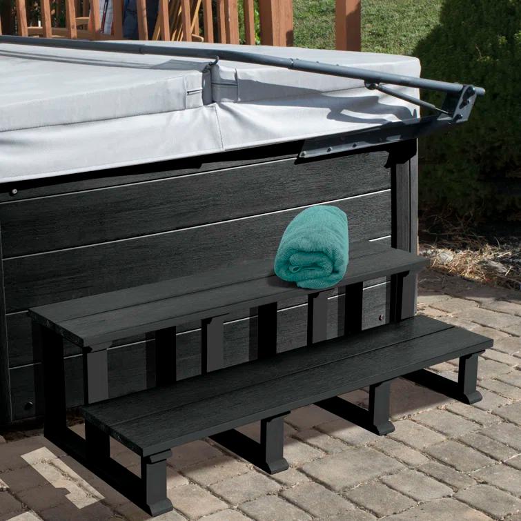 Spa Highwood USA 20'' D Slip Resistant , Antimicrobial Hot Tub Step