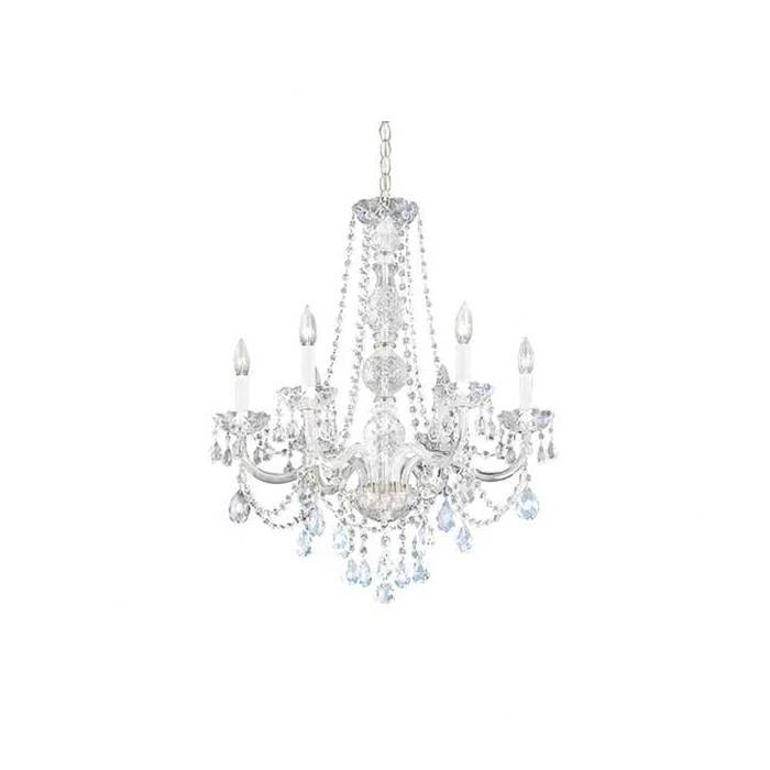 Arlington 6 - Light Glass Classic / Traditional Chandelier