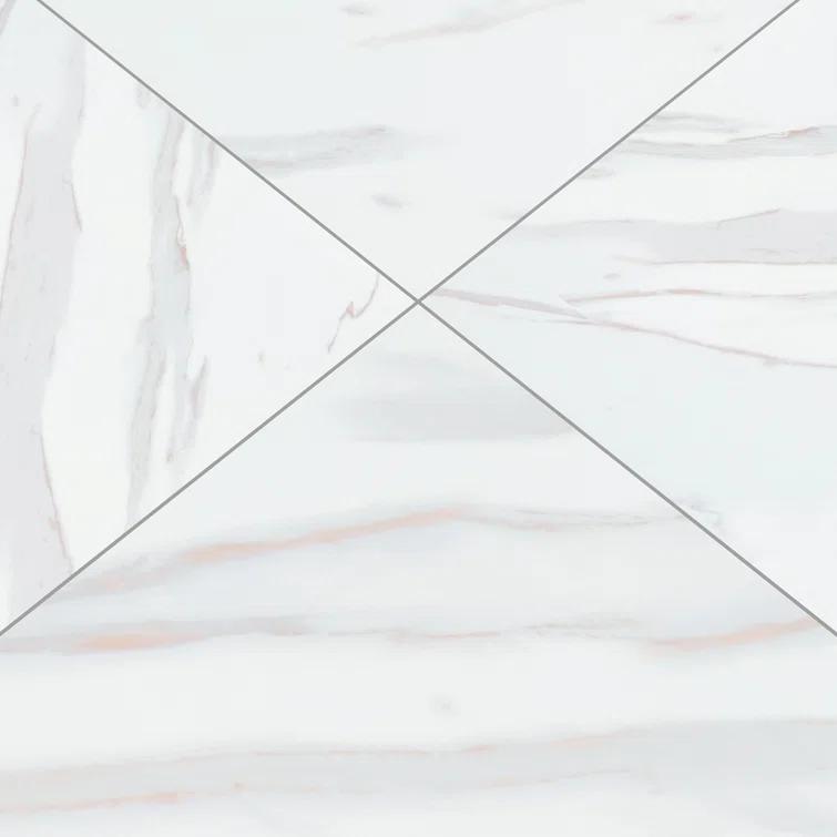 Calacatta White 24" x 24" Porcelain Field Tile