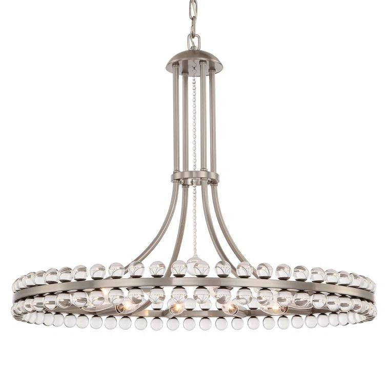 Crystorama Lighting - Eight Light Chandelier - Chandelier - Clover - Eight Light