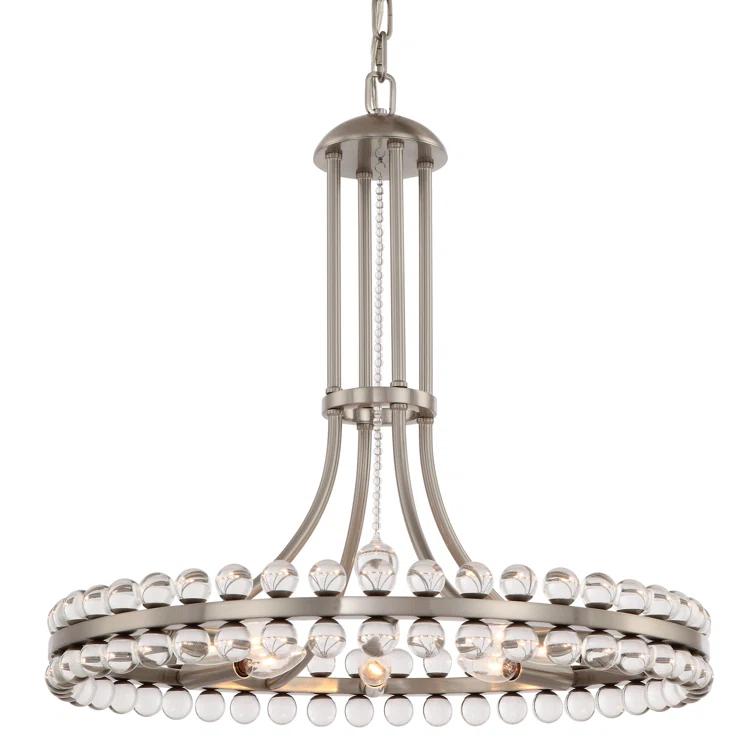 Crystorama Lighting - Eight Light Chandelier - Chandelier - Clover - Eight Light