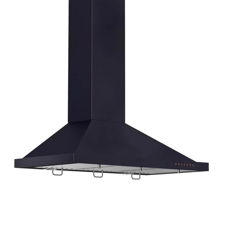 Satin ZLINE 30 in. Designer Series Satin Stainless Steel Convertible Vent Wall Mount Range Hood