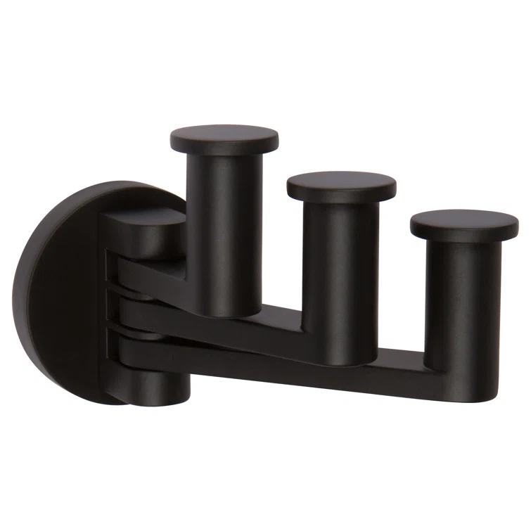Kubic Pivoting Triple Robe Hook