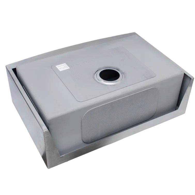 Wells Sinkware NCU3021-10-AAP New Chef’s 29.75'' L Farmhouse / Apron Single Bowl Stainless Steel Kitchen Sink