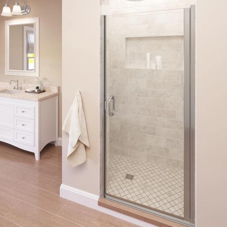 Infinity 33" W x 72" H Semi-Frameless Shower Door