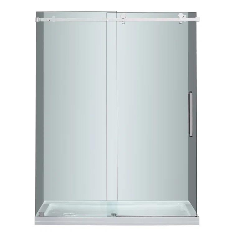 Moselle 77.5" Single Sliding Frameless Shower Door
