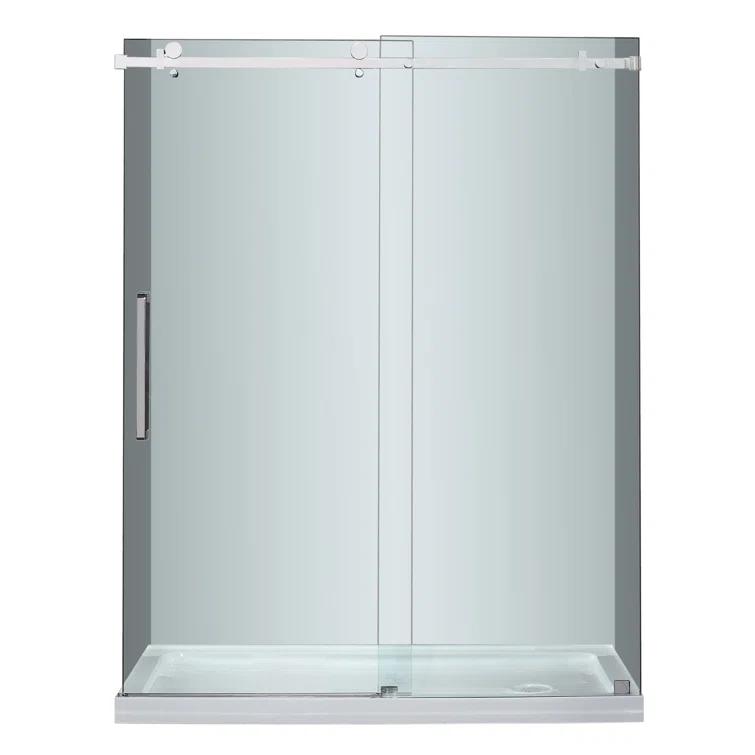 Moselle 77.5" Single Sliding Frameless Shower Door