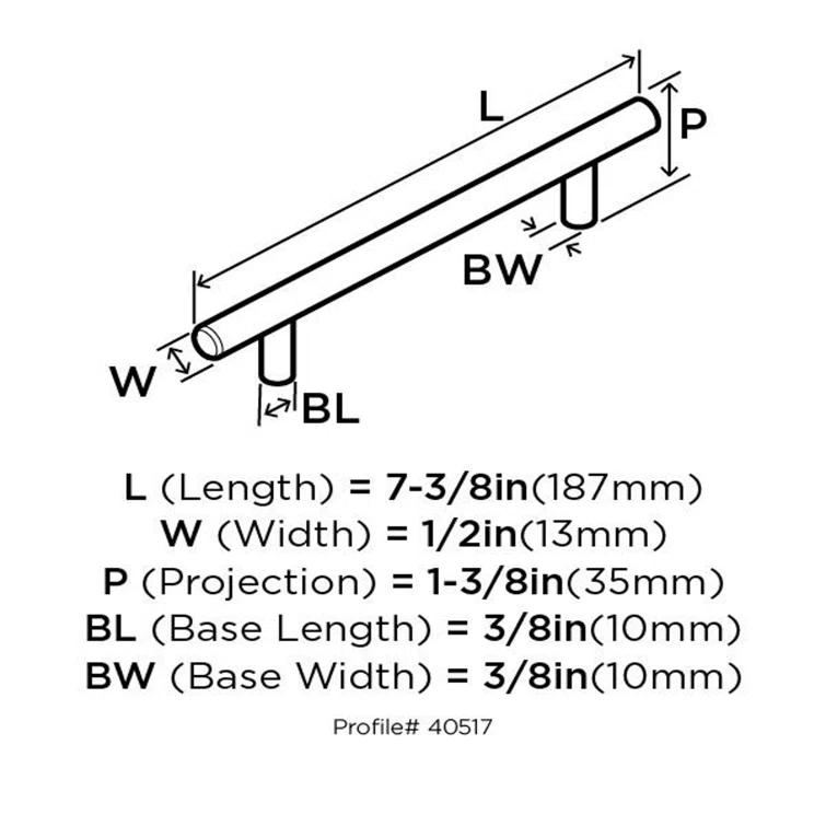 Bar Pulls Center to Center Bar Pull