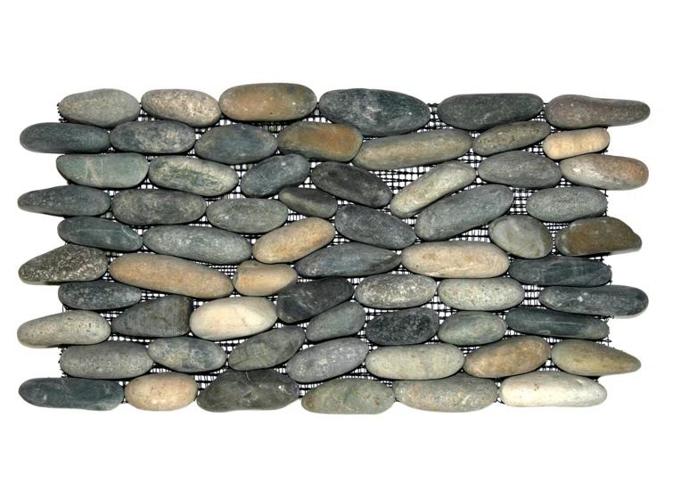 Nile Random Sized Natural Stone Mosaic Tile in Gray