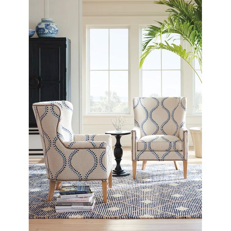 Barclay Butera Upholstery Upholstered Wingback Chair