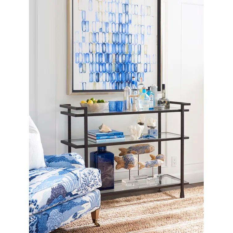 Barclay Butera Newport Metal Bar Cart