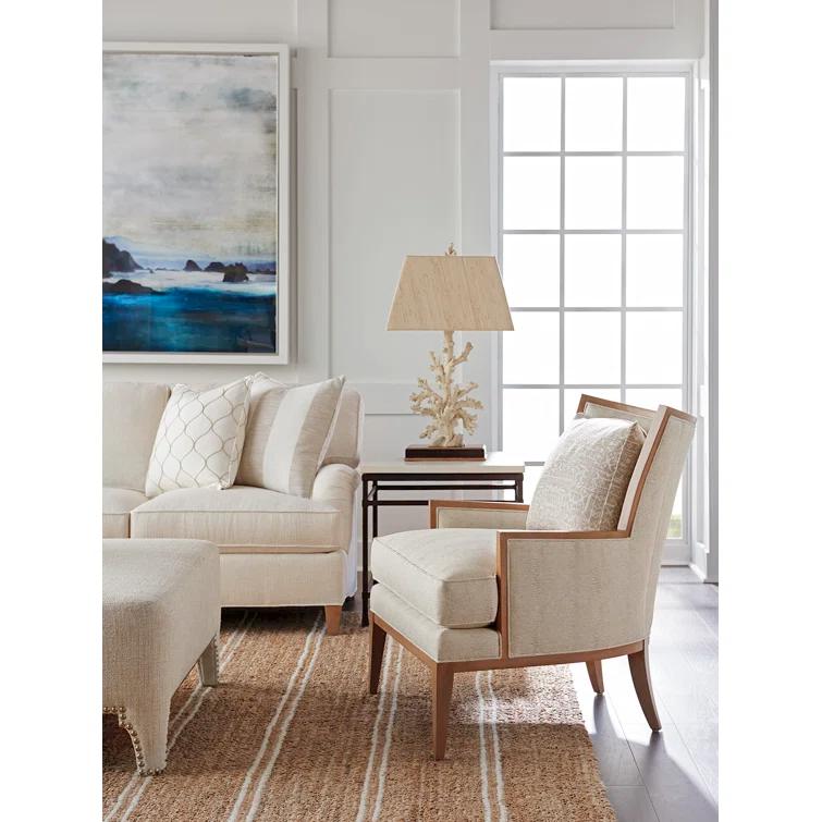 Barclay Butera Upholstery Upholstered Barrel Chair