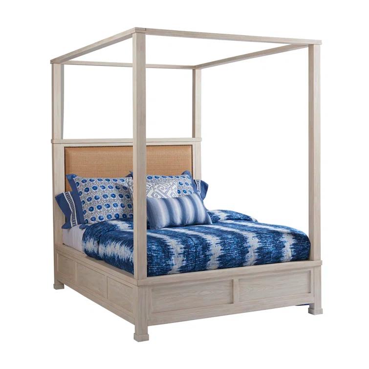 Newport Upholstered Canopy Bed