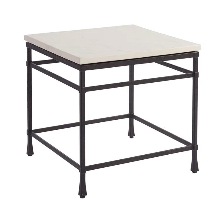 Barclay Butera Newport Stone Top End Table