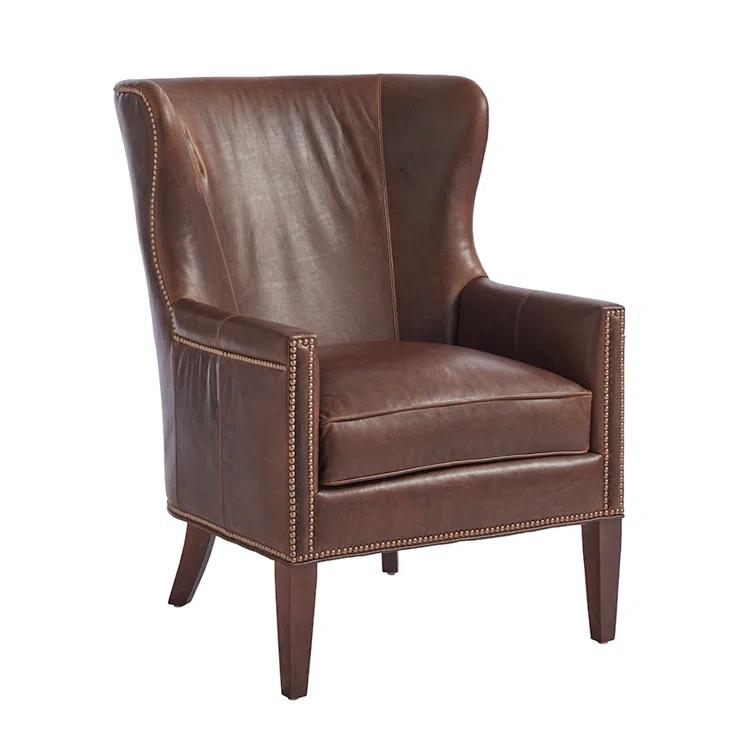 Barclay Butera Barclay Butera Upholstery Leather Wingback Chair