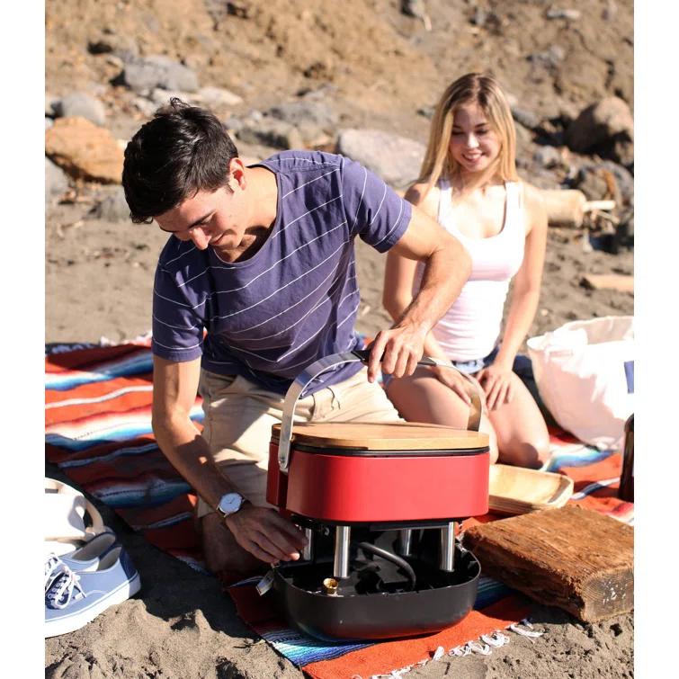Cuisinart ® Venture ™ Red Portable Outdoor Gas Grill