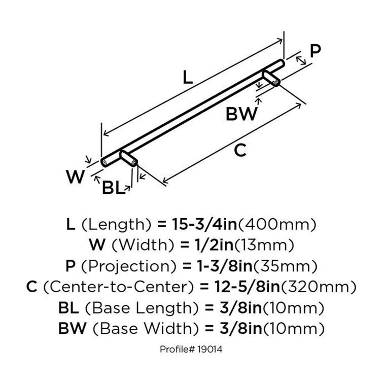 Bar Pulls Center to Center Bar Pull