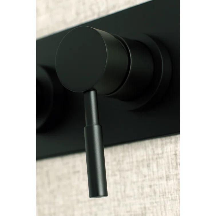 Kingston Brass Concord Single-Handle 2-Hole Wall Mount Bathroom Faucet