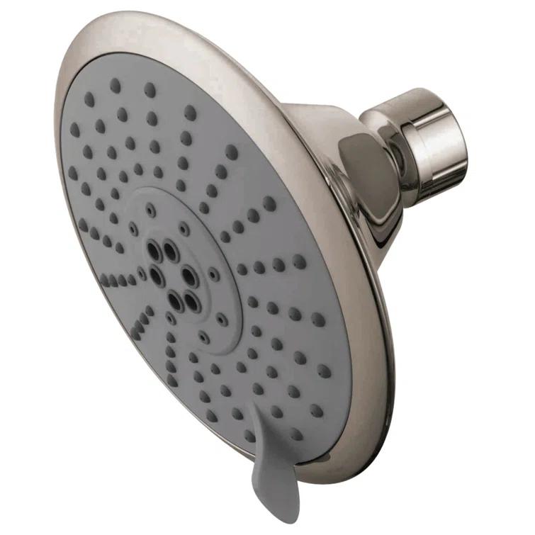 Kingston Brass Shower Scape 5-Inch Round 5-Function ABS Shower Head