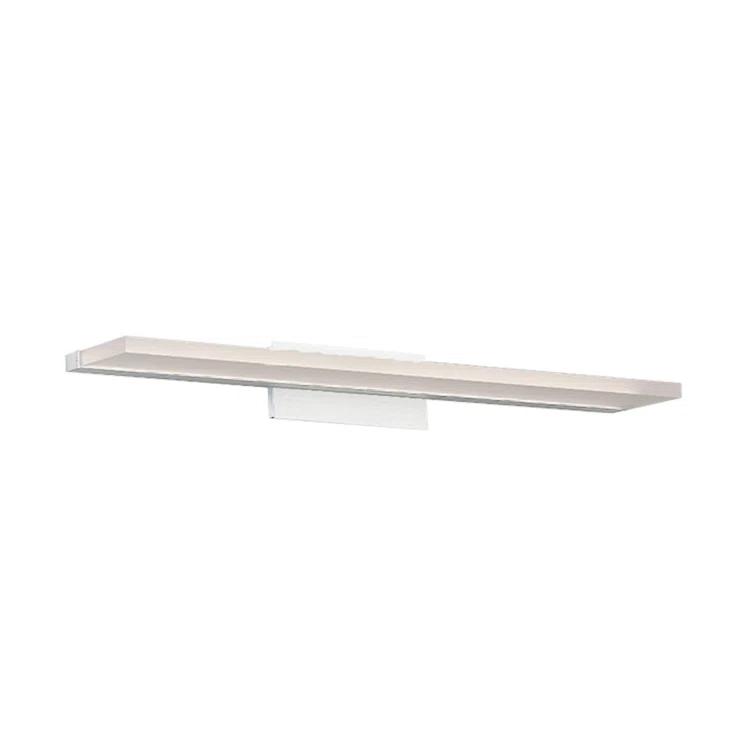 WAC Lighting Level 24" 1-Light LED 3500K Aluminum Bathroom Vanity Light in White