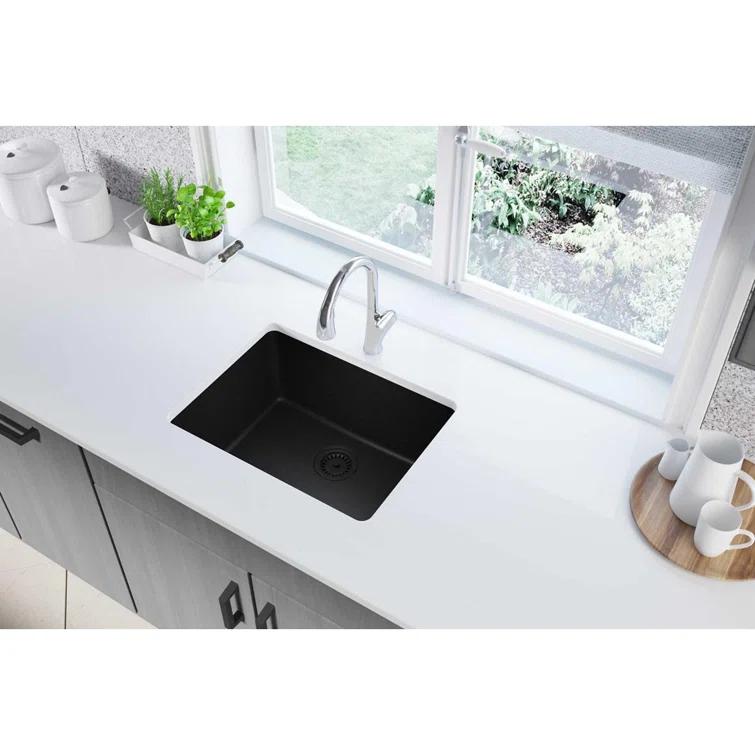 Quartz Classic 24-5/8" x 18-1/2" x 9-1/2" Undermount Kitchen Sink