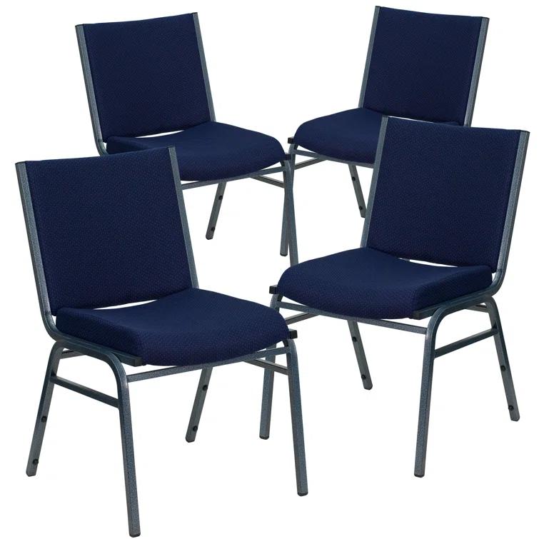 Flash Furniture Gunther Heavy Duty Multipurpose Stacking Chair (Set of 4)