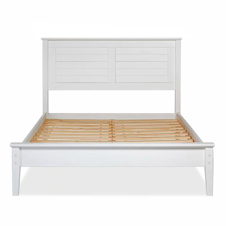 Greenport Solid Wood Louvered Bed