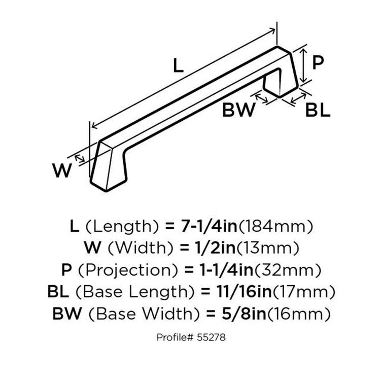 Blackrock 6.3125" Center to Center Bar Pull