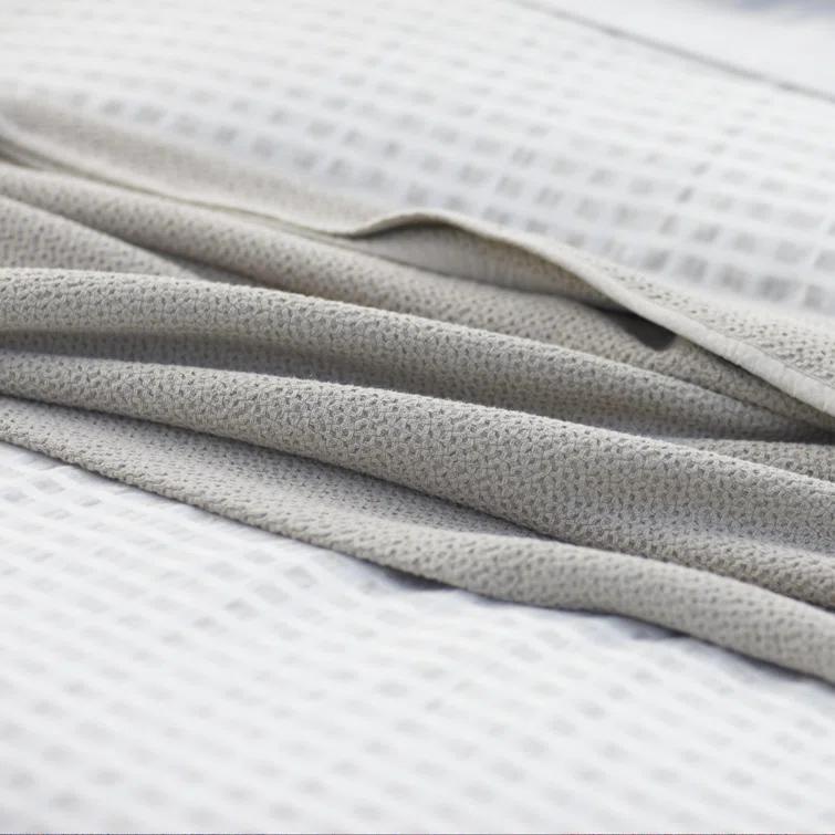 Coyuchi Honeycomb Hand Woven Throw Blanket