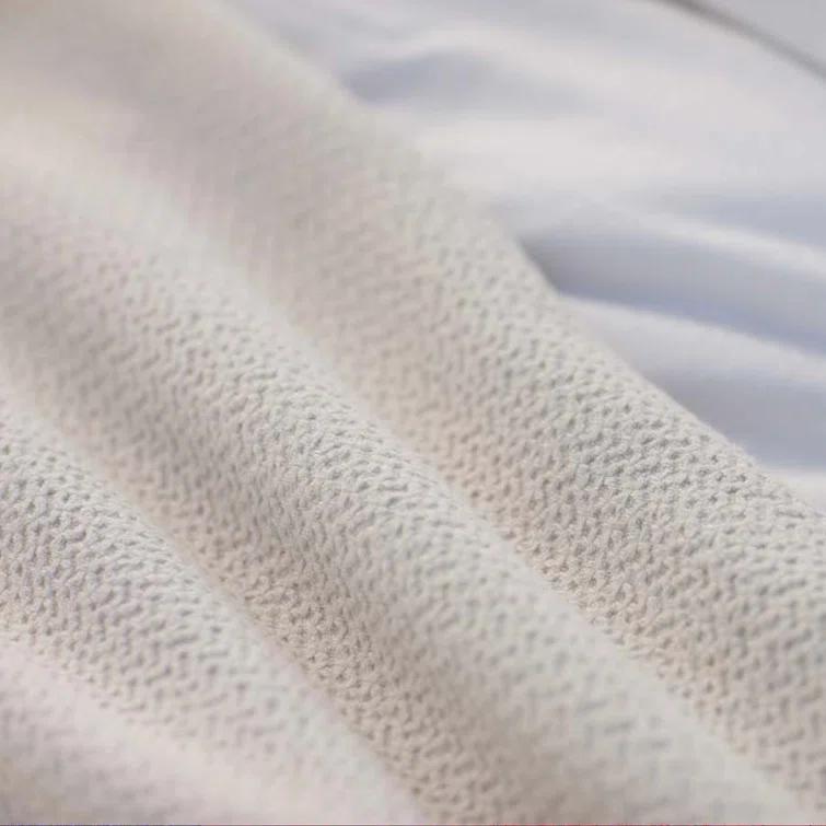 Coyuchi Honeycomb Hand Woven Throw Blanket