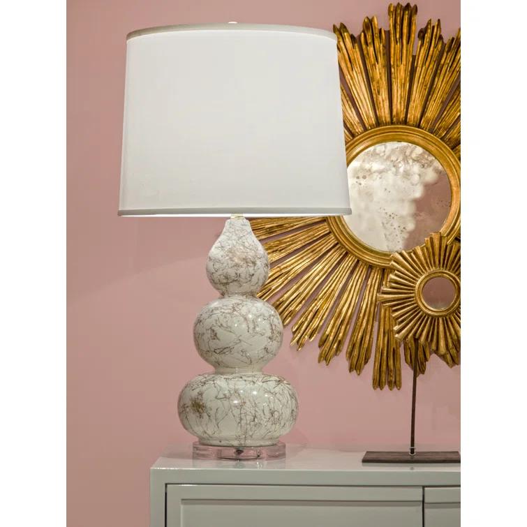 Worlds Away Margeaux Wood Flat Wall Mirror