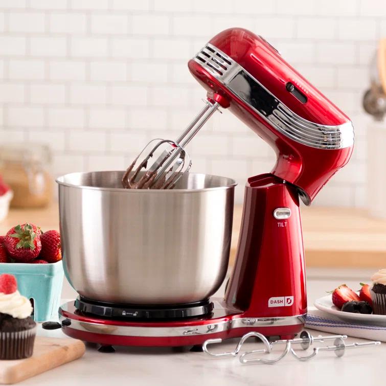 DASH Dash Mixers 6 Speed 2.5 Qt. Stand Mixer DCSM250RD